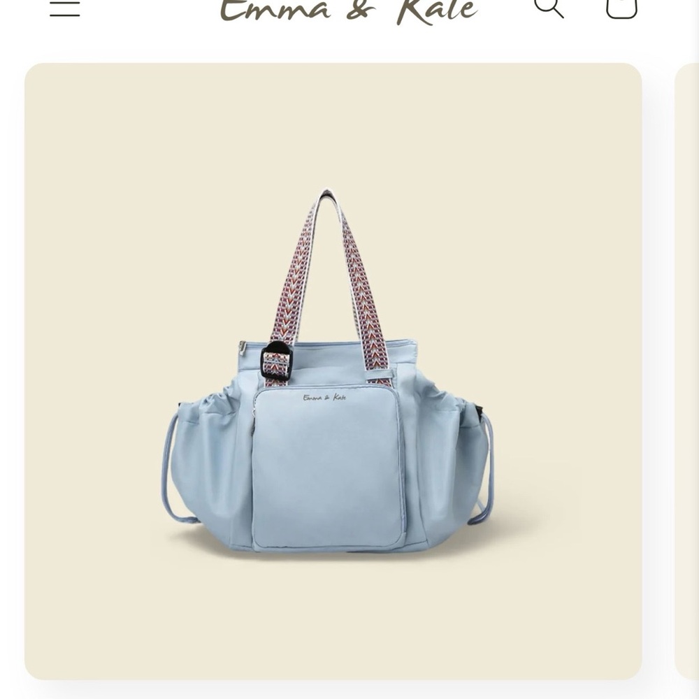 Light Blue Tote Bag